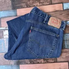 ビンテージ　古着　リーバイス505 バギー　デニムジーンズ　W38L30