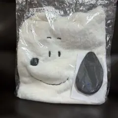 一番くじ　 耳付きトートバッグフリース　　　ホワイト　スヌーピー