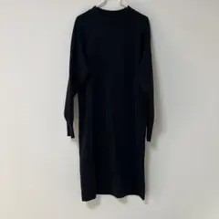 UNIQLO ユニクロ 長袖ニットワンピース Sサイズ 黒色