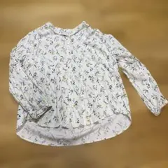 花柄レーヨン長袖シャツ Lサイズのサムネイル