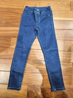 GU のびのびデニムレギンスパンツ 130cm