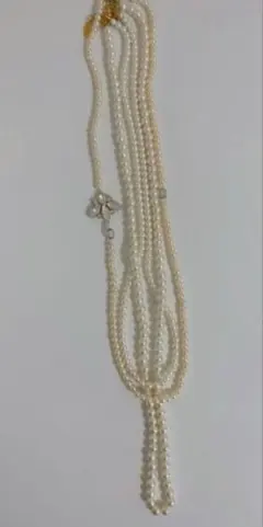 日曜日まで値下げ✴︎モンシロ　バルサパール　3連ネックレス モンシロ バルサパール 3連ネックレス - メルカリ