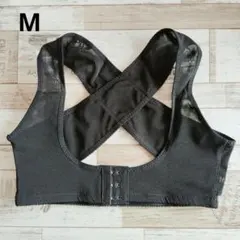 ⭐匿名配送⭐姿勢矯正　インナー姿勢ベルト　X型　M　ブラック