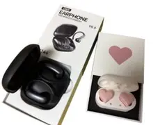 ワイヤレスイヤホン 耳掛け式 イヤーフック型 ハート型 カナル型 イヤホン