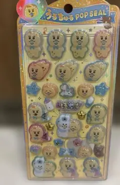 【正規品】おぱんちゅうさぎ　んぽちゃむ　うるちゅるポップシール　ぷっくり