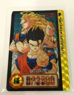 ドラゴンボールZ 211 孫悟空＆悟飯＆ゴテンクス カード ホログラム