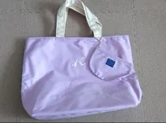 【未使用】キタムラ リバーシブル トートバッグ パープル x ピンク