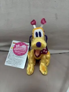 プルート ぬいぐるみバッジ ミニーのファンダーランド