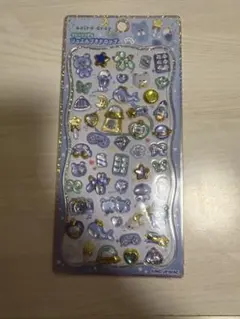 ジュエルプチドロップシール　オリジナル　青