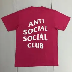ANTI SOCIAL SOCIAL CLUB USA製 ロゴTシャツ ピンクSのサムネイル