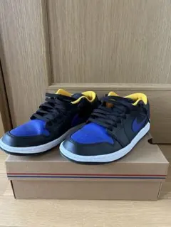 Nike Air Jordan 1 Low ブラック/パープル/イエロー