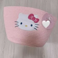 ハローキティ ロープバスケット 小物入れ - メルカリ