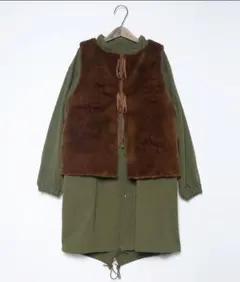 ボアベストモッズコート