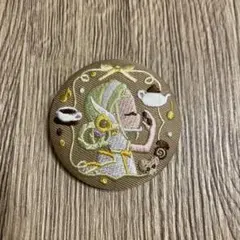 ももこちゃん　飛鳥ももこ　パティシエ服　おジャ魔女どれみ　刺繍缶バッチ