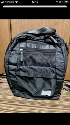 フェリシモ リュック 黒 軽量 美品 ナイロン シンプル 通勤 通学のサムネイル