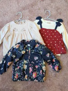 【3点セット】80 petit main baby GAP ディズニー　女の子