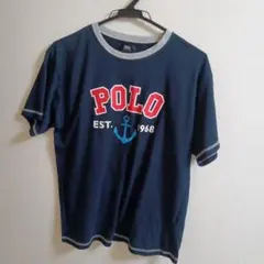 POLO Tシャツ ネイビー 160サイズのサムネイル