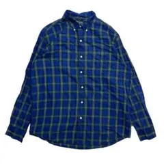 00s- CHAPS ブラックウォッチ柄 ネルシャツ 長袖 メンズ L チェック