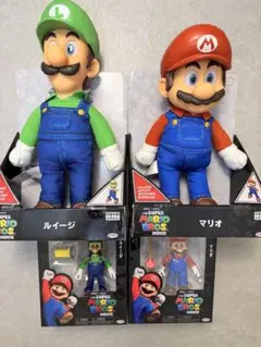 スーパーマリオブラザーズ 映画 フィギュア マリオ ルイージ 4点セット