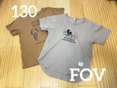 美品‼️ FOV 半袖 2枚セット ミッキー 130 140 n.o.u.sのサムネイル