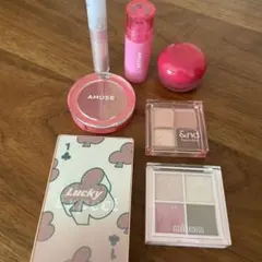 韓国コスメ　まとめ売り　化粧品　アイシャドウ　チーク　グリッター　リップ