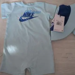 新品未使用NIKE ナイキ　ロンパース 青　男の子ベビー服 70サイズ