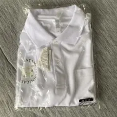 新品 ホワイト ポロシャツ サイズLL ロゴ入り