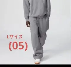 ユニクロC スウェットワイドパンツ グレー