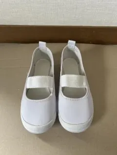 【ムーンスター】ホワイト✰上履き　16