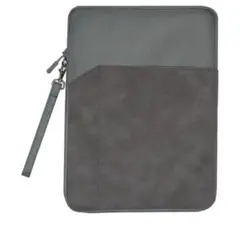 タブレットケース iPad 保護カバー 小物ケース スマホ収納 Lダークグレー