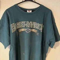 Harley-Davidson Tシャツ L ダークグリーン