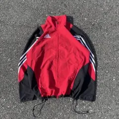 00s old adidas ナイロンジャケット パフォーマンスロゴ　短丈 古着