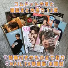 【特典付き】コムドット やまと表紙雑誌 まとめ売り(計12冊)