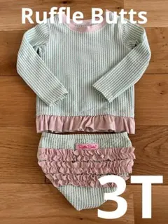 【ラッフルバッツ】ラッシュガード セパレート水着　フリル　3T