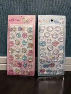 あわわちゃん しずくちゃん ボンボンドロップシール