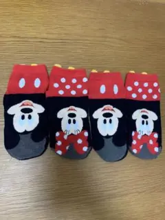 ディズニーリゾートソックス 靴下 ミッキー＆ミニー 2枚セット　22～25cm