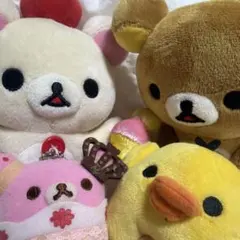 リラックマ まくまくぬいぐるみ 全6体種セット　初期　レア　糸目　平成レトロ リラックマ まくまくぬいぐるみ 全6体種セット 初期 レア 糸目 平成