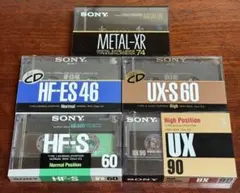 【レア未使用品】カセットテープ　SONY メタル他　5本セット