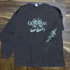GUINNESS 長袖Tシャツ ブラウン メンズ XL