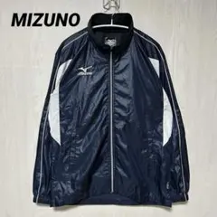 MIZUNO ミズノ プルーフプラス ウインドブレーカー ネイビー/ホワイト S