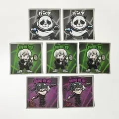 呪術廻戦　呪術廻戦マンチョコ2 パンダ　狗巻棘　禅院真希　二年生組