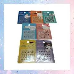 【フレンズ】 セリア サンリオ ネイルシール わくわくフレンズ 7枚セット