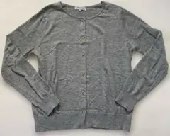 ナチュラルビューティーベーシック　カーディガン　グレー　M