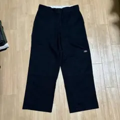 dickies ダブルニー メキシコ製 ブラック 黒　ワークパンツ