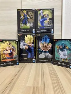 【未開封】ドラゴンボールセット●悟空　ベジータ　ゴジータ　ベジット18号　マスク