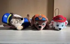 パウパトロール ぬいぐるみ 3点セット チェイス マーシャル ズーマ