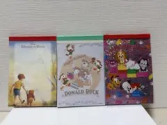 平成レトロディズニーメモ帳3冊まとめ売り