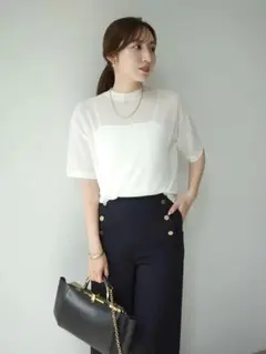 anuans シアーニットTシャツのサムネイル