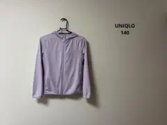 UNIQLO フード付き メッシュパーカー　140