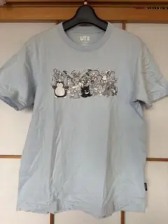 UNIQLO ポケモン Tシャツ S ライトブルー